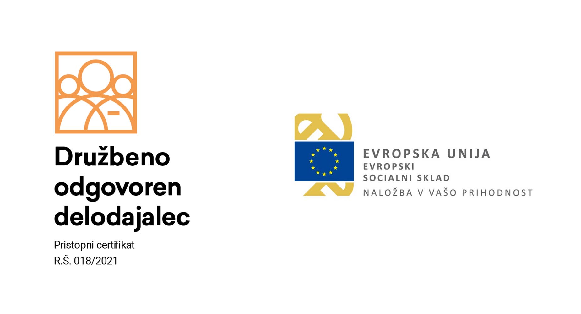 Naložbo sofinancirata Republika Slovenija in Evropska unija iz Evropskega socialnega sklada.
